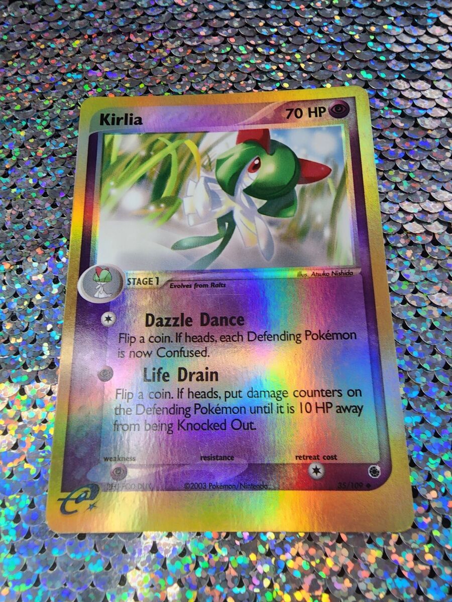 Spanish Pokemon EX Ruby & Sapphire 95/109 Rainbow Energy Reverse Holo Near  Mint