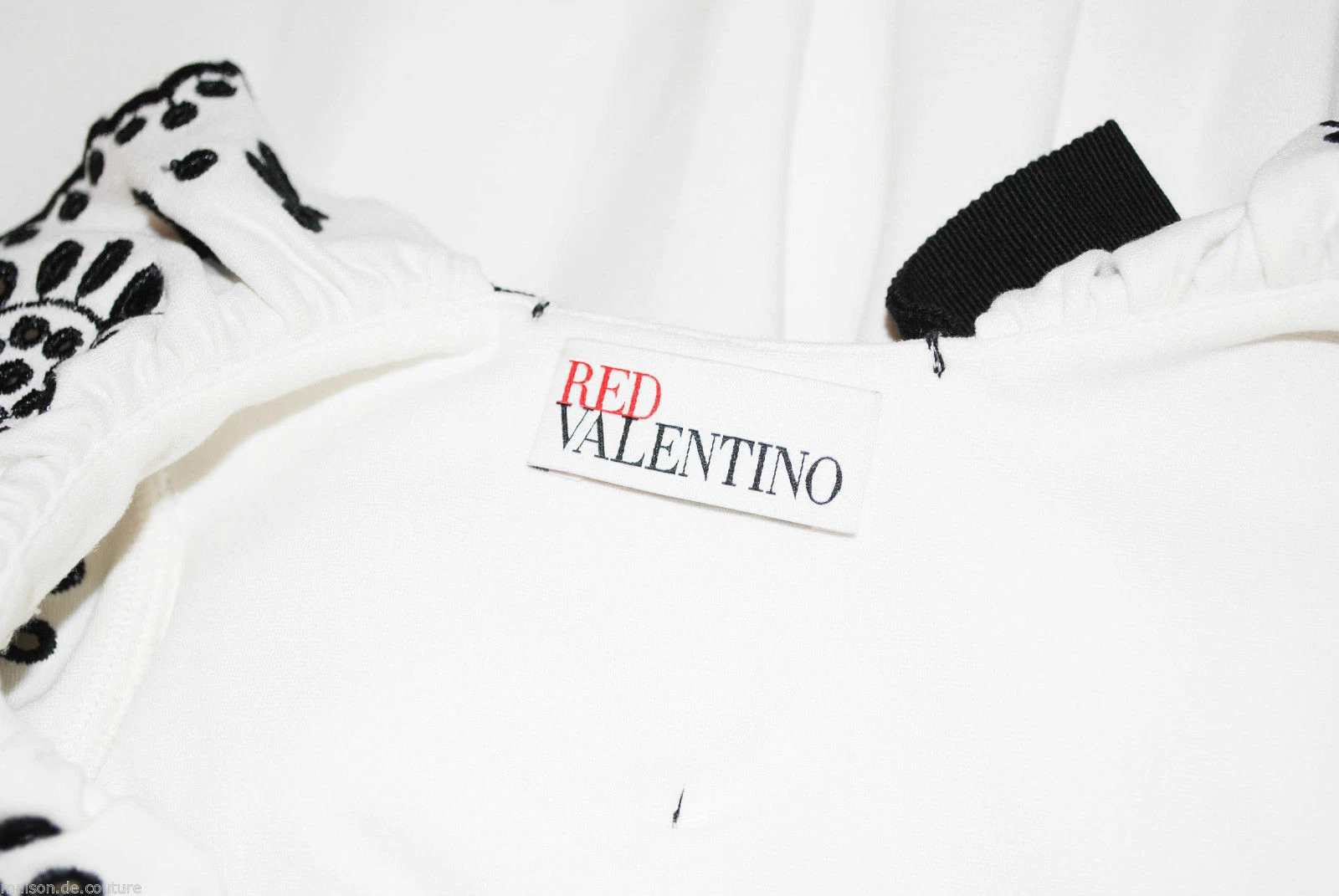 ABITO DONNA ROSSO VALENTINO BIANCO NERO ELEGANTE TAGLIA SMALL