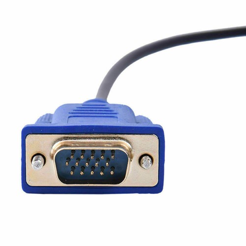 1.8m HDMI Male to VGA Male HD15 Video Adapter Cable Lead for TV Computer Monitor - Zdjęcie 5 z 8
