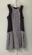 GUESS Womens Sleeveless Dress Size 10 Textured Drop Waist Pleated Stretch
