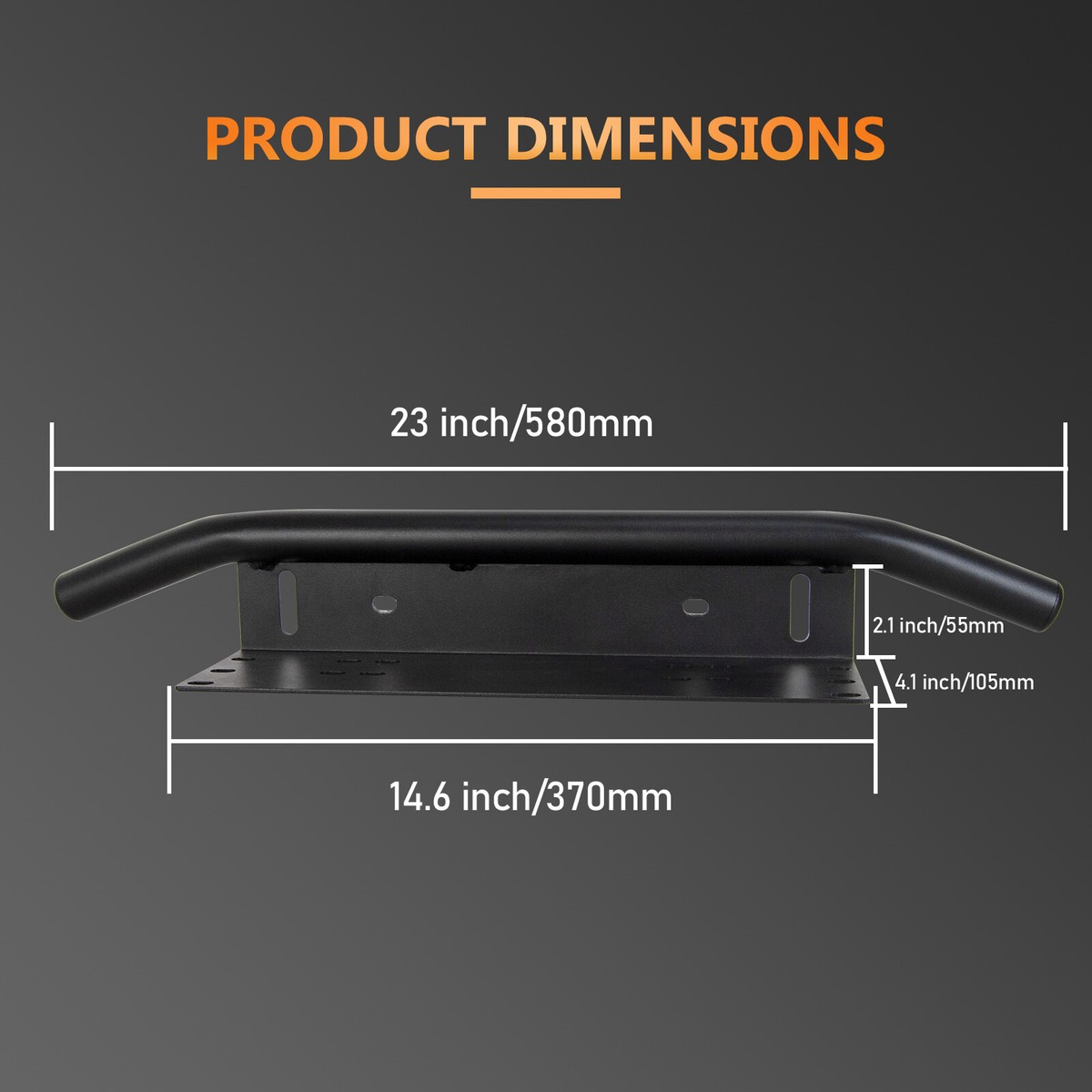 RIGIDON 44Inch 288W Light Bar, Double Row Flood Spot Combo