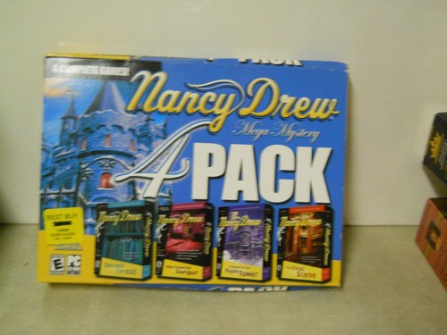 Nancy Drew Mega Mystery confezione da 4 CD-ROM PC finestra videogiochi 95/98/ME - Foto 2 di 8