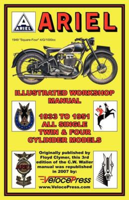 Ariel Motorcycles Workshop Manual 1933-1951 Motorcycle~vintage bike~NEW!