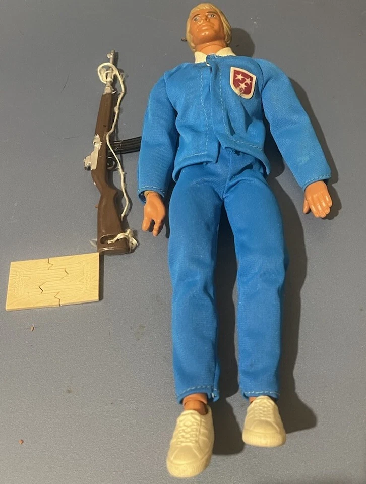 Синий спортивный костюм Big Jim Mattel Jeff Josh для тренажерного зала олимпийских видов спорта Jack Wolfpack УПАКОВКА - Изображение 2 из 4