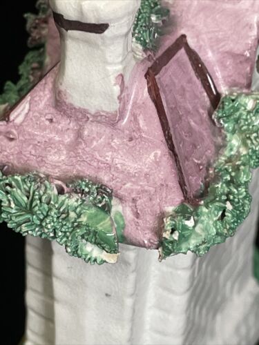 Antike Staffordshire Keramik Cottage Bocage Figur - Bild 9 von 10