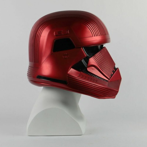 Star Wars 9 The Rise of Skywalker Sith Trooper Red Helmet Cosplay Prop PVC New - Picture 4 of 12