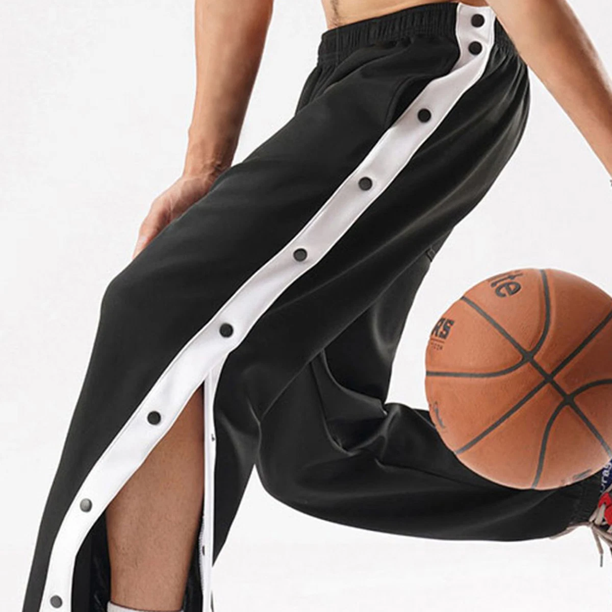 Basketball pants hotsell with side snaps