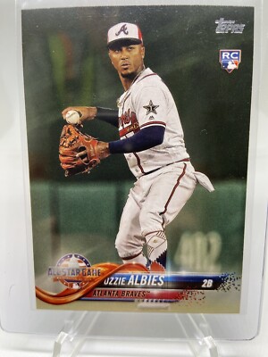 2018 Topps Update #US162 OZZIE ALBIES ALL STAR Rookie Card