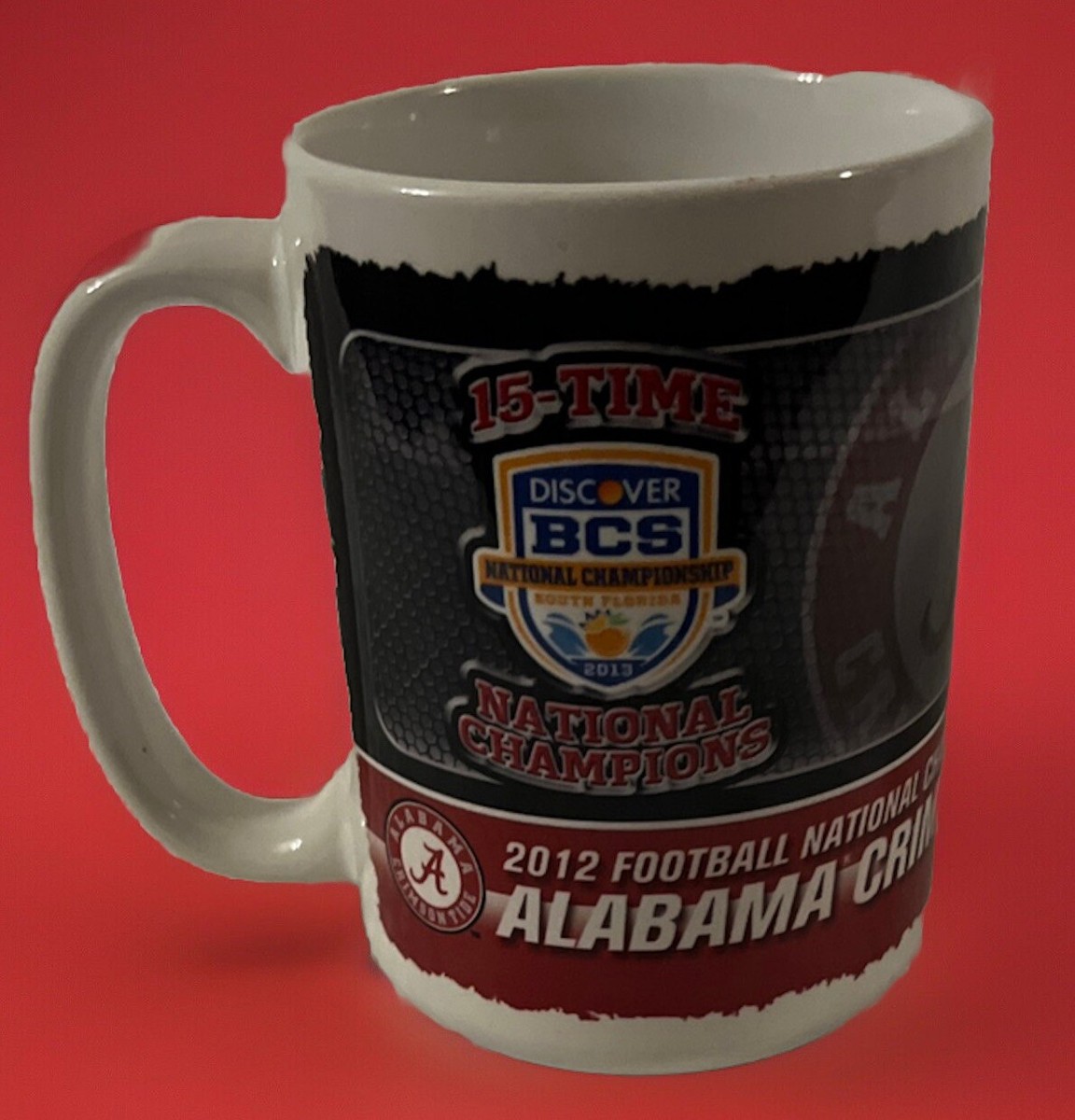 2012 ALABAMA CRIMSON TIDE National Championship Coffee Cup/Mug 20 oz