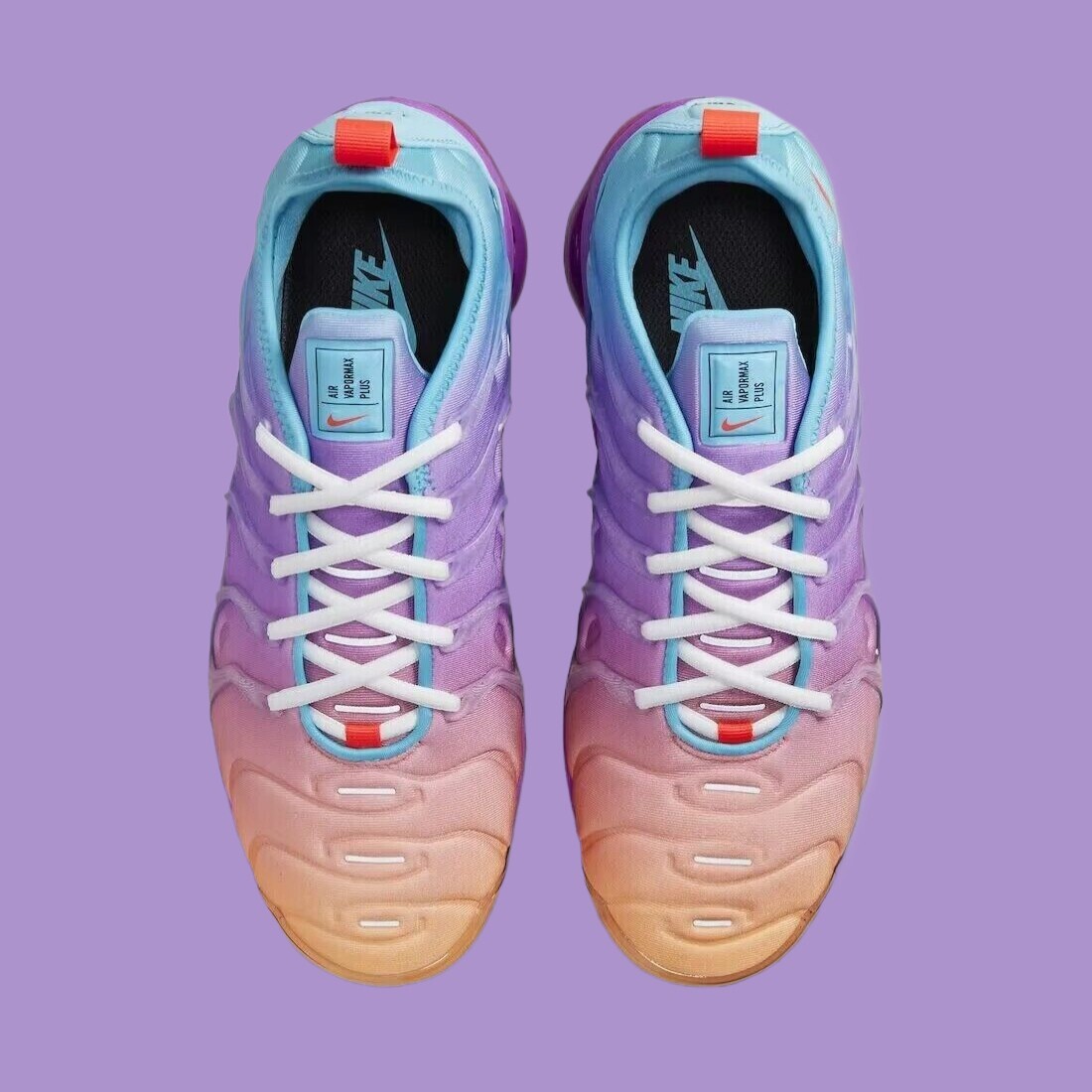 purple and yellow vapormax plus