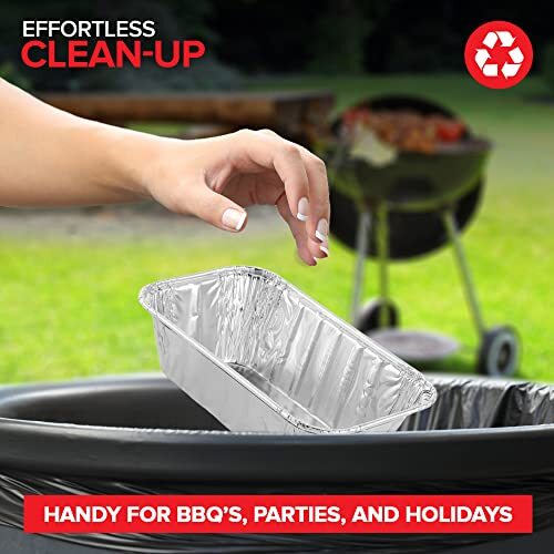 30 Pack Aluminum Foil Loaf Pans Disposable Loaf Pan Baking Liners for