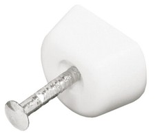 12 x HAMMER KNOCK IN SHELF SUPPORT PIN PLASTIC PEG BOOKCASE CABINET SHELF HOLDER