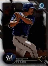 2016 Bowman Draft Chrome #BDC-149 Trent Clark Grisham Rookie Brewers Yankees