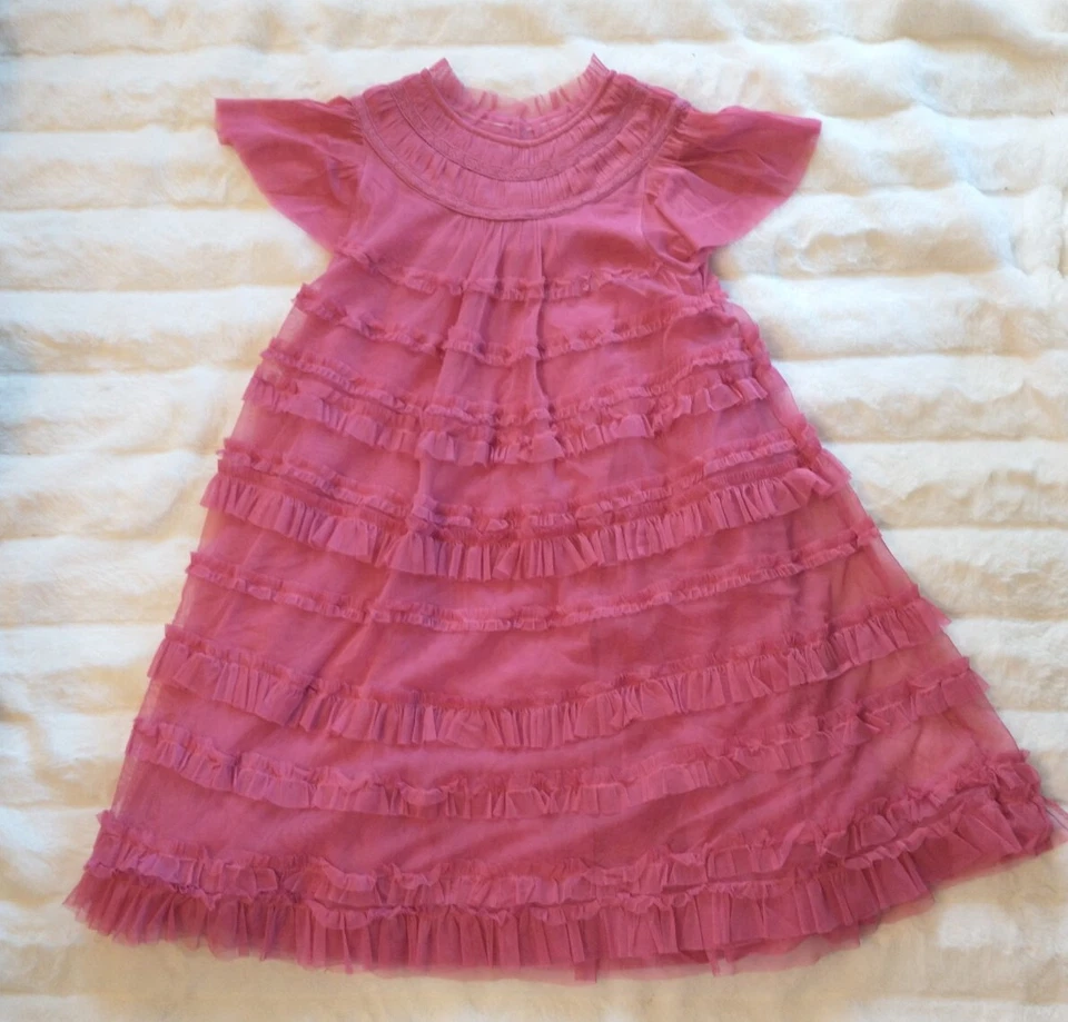 мини boden девочек 11-12 лет розовый трепетать платье  - Изображение 3 из 4