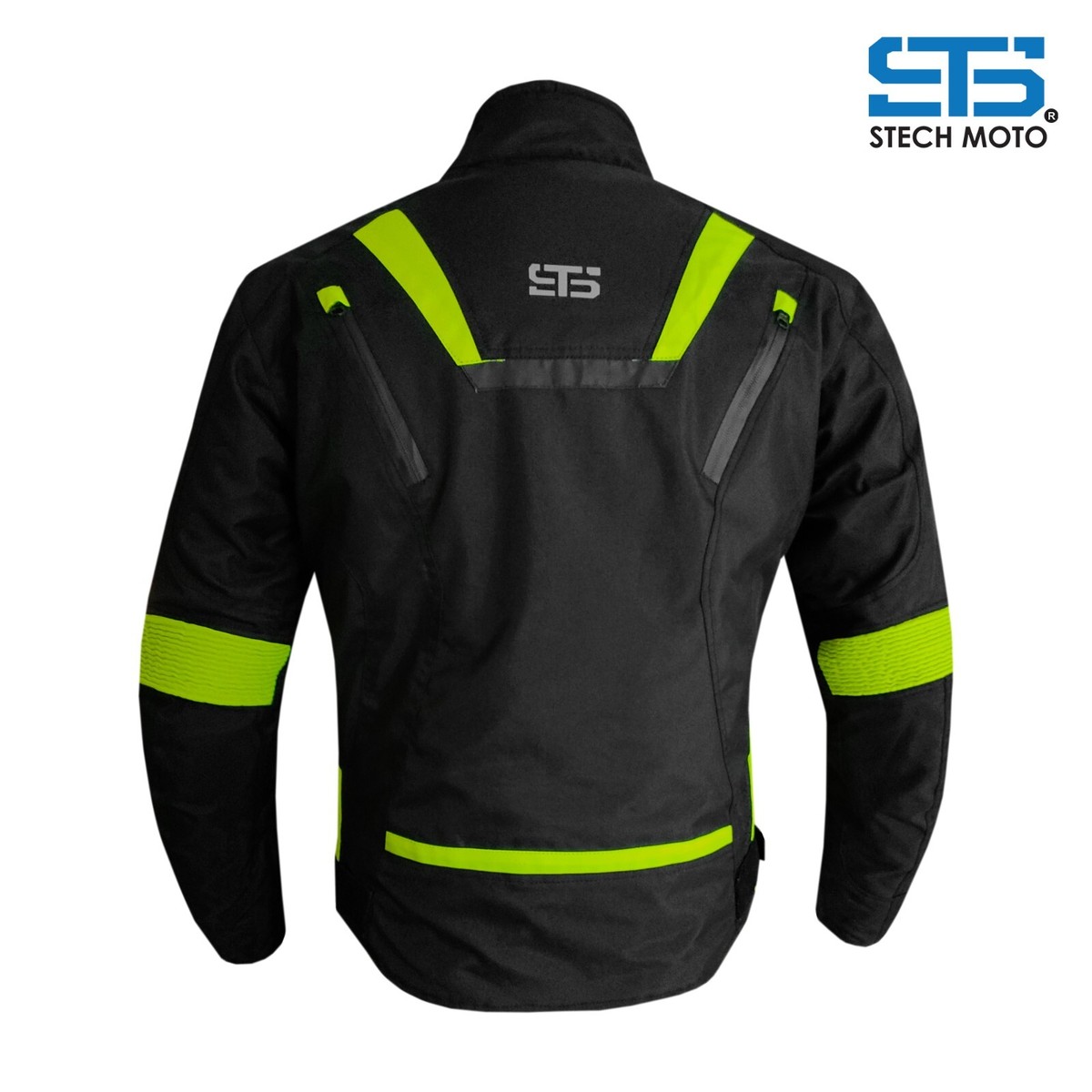 Blouson Moto Stechmoto ST 850 Volcano Pour Homme - 3/4 Couches, Toutes Saisons, Protections CE Amovibles