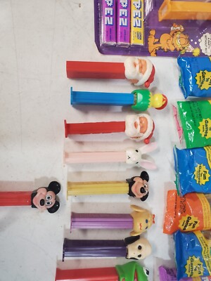 Lot of 22 Vintage PEZ Candy Sticks Collectible 70's, 80's