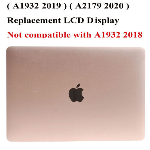 New Macbook Air 13" A2179 2020 A1932 2019 Gold LCD Screen Assembly Replacement - Picture 1 of 2