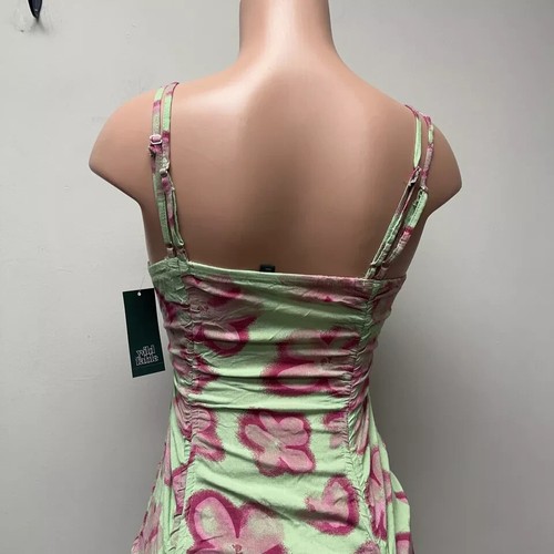 Women's Sleeveless Cut Out Ruched Front Bodycon Dress Wild Fable - Green Med - Picture 8 of 13