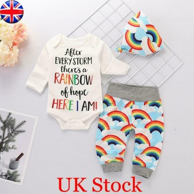 baby girl rainbow clothes