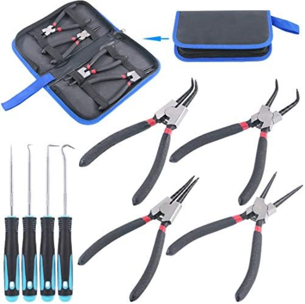 Kit Glarks Pinze Seeger e Ganci 8 Pezzi - Indispensabile 18cm