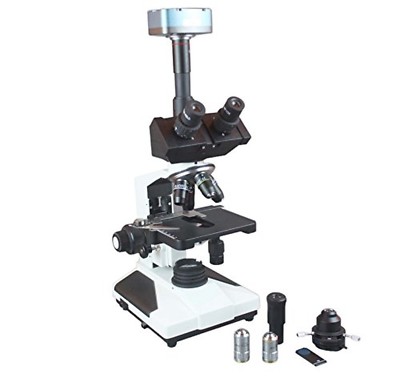 Radical Sperm Semen Vet Microscope PLAN Phase Optics LED Battery Backup 5Mp Cam