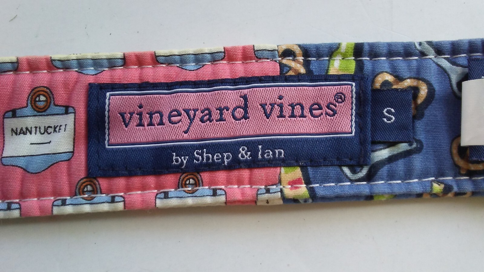 Vineyard Vines Patchwork D-ring Belt Size S Unise… - image 5