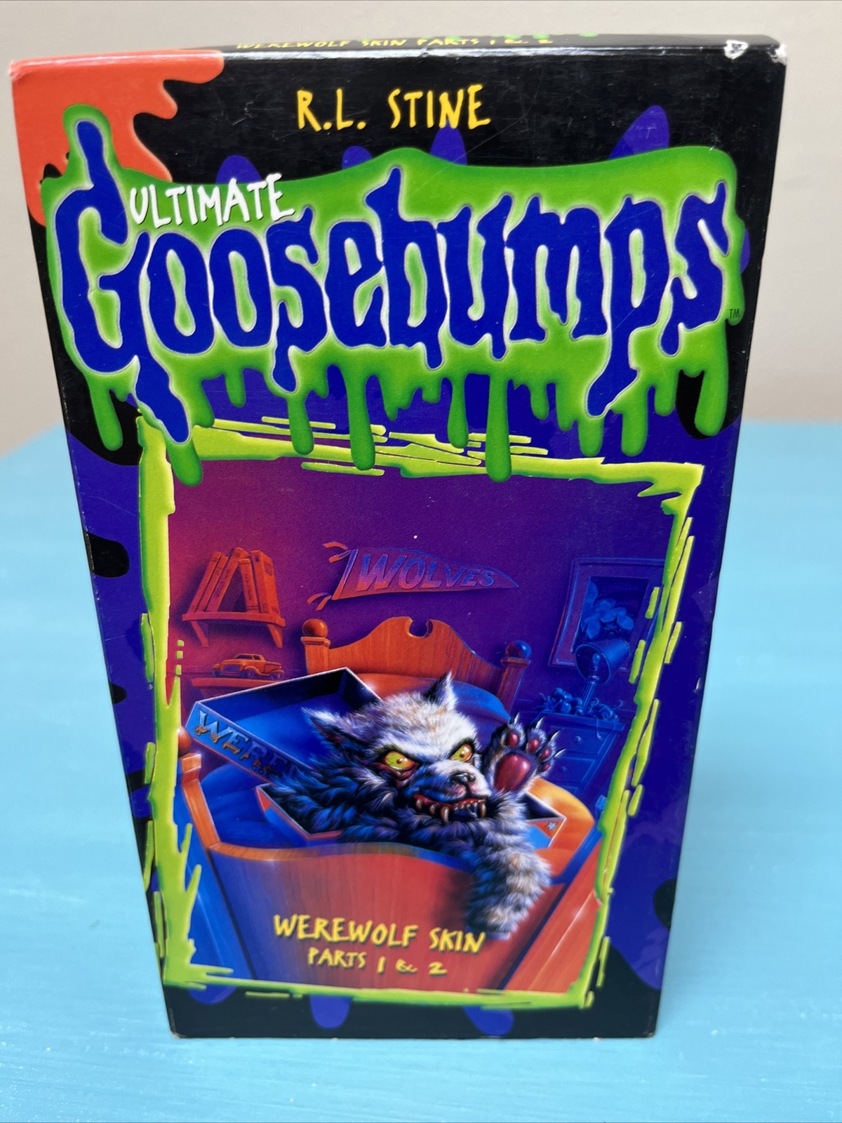 Ultimate Goosebumps Werewolf Skin part 1 &amp; 2 VHS Scary Horror R. L Stine