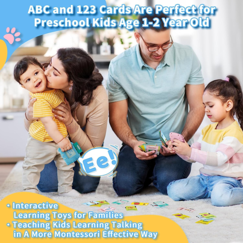 Toddler Toys Talking Flash Cards for 1 2 3 4 5 6 Year Old Boys and Girls, Autism - Picture 5 of 12