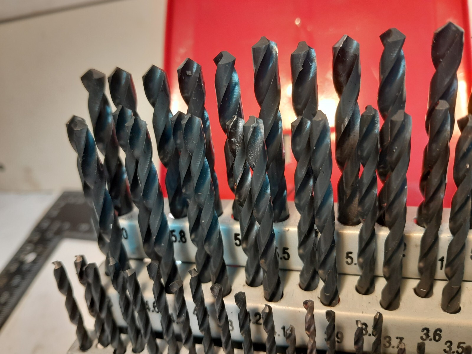 Sherwood tin 51 drill bits 1.0 6.0 x 0.1mm SHR0258380k Engineer