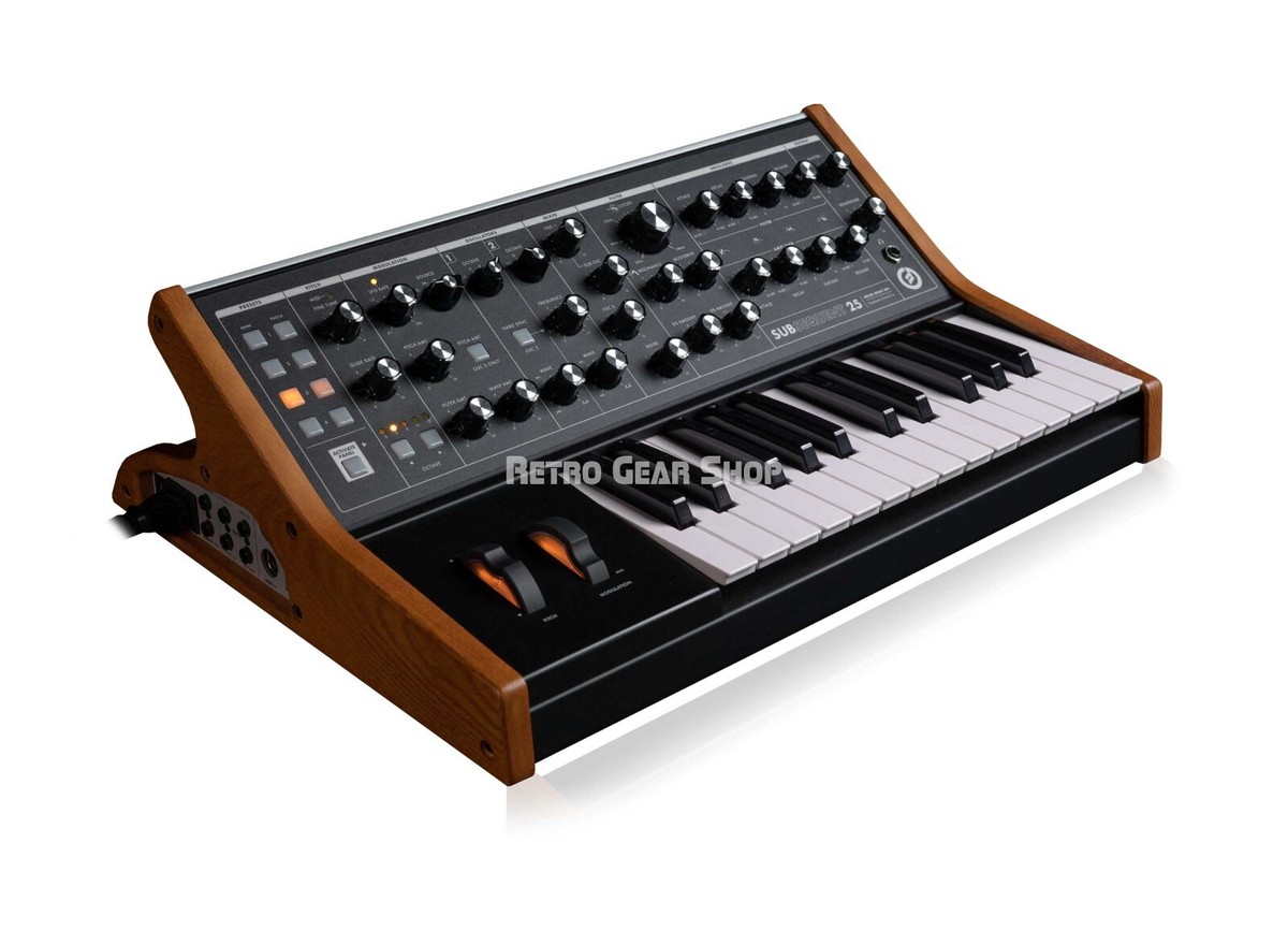 Moog Subsequent 25 2-note Paraphonic Analog Keyboard Synthesizer