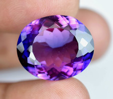 Natural Montana Sapphire Purple Blue 20.90 Ct Certified Flawless Loose Gemstone