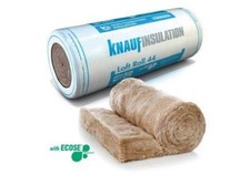 Image of Knauf Earthwool Loft Roll 44 Combi-Cut Insulation 100mm 13.89sm per roll