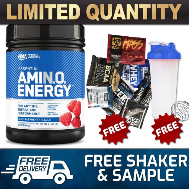 OPTIMUM NUTRITION AMINO ENERGY 65 SERVE || BCAAS BRANCH CHAIN AMINO ACIDS OPTIMUM NUTRITION AMINO ENERGY 65 SERVE || BCAAS BRANCH CHAIN AMINO ACIDS