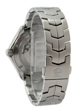 Tag Heuer 42mm Men's Automatic Link Silver Pinstripe Dial Cal.6 Watch! WAT2113! 5