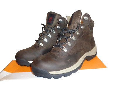 Timberland Womens Boot 10 White Ledge Mid Leather Hiking Waterproof Full Grain