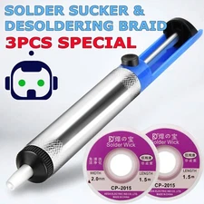 2.0mm Desoldering Braid Solder Remover Spool Copper Wick 5 ft 1.5m - USA Seller