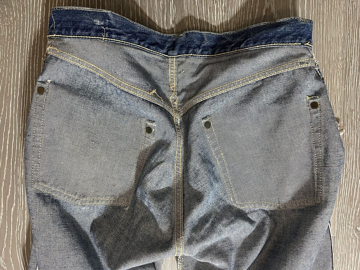 Vintage Levis 501 XX 1950's big E Button Fly Redline Vintage Levis 501 XX 1950's big E Button Fly Redline