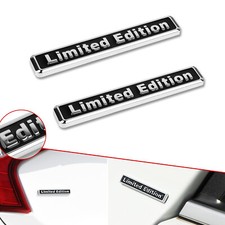 2pcs 3d Black Limited Edition Metal Emblem Car Rear Trunk Badge Fender Sticker 2pcs 3d Black Limited Edition Metal Emblem Car Rear Trunk Badge Fender Sticker