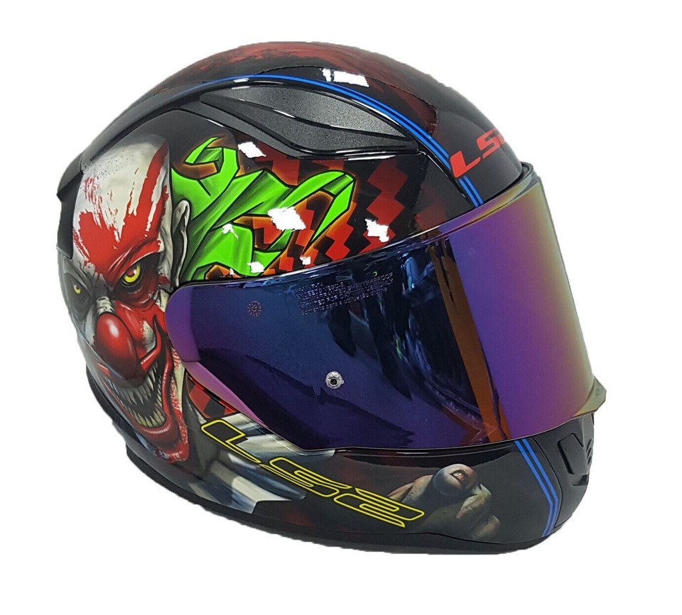 LS2 FF802 Flash Happy Dreams Black Gloss Helmet– Moto Central
