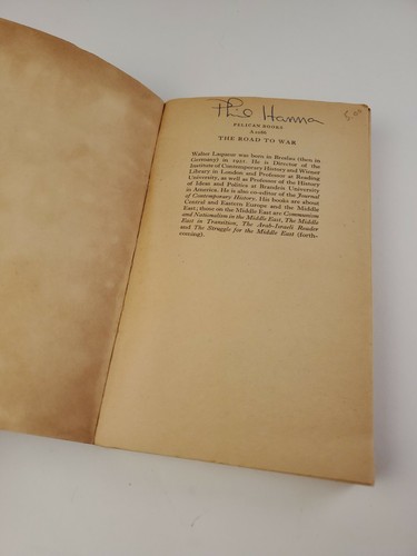 Road to War the Origin and Aftermath Pelican Paperback 1969 by Walter Laque - Picture 5 of 10