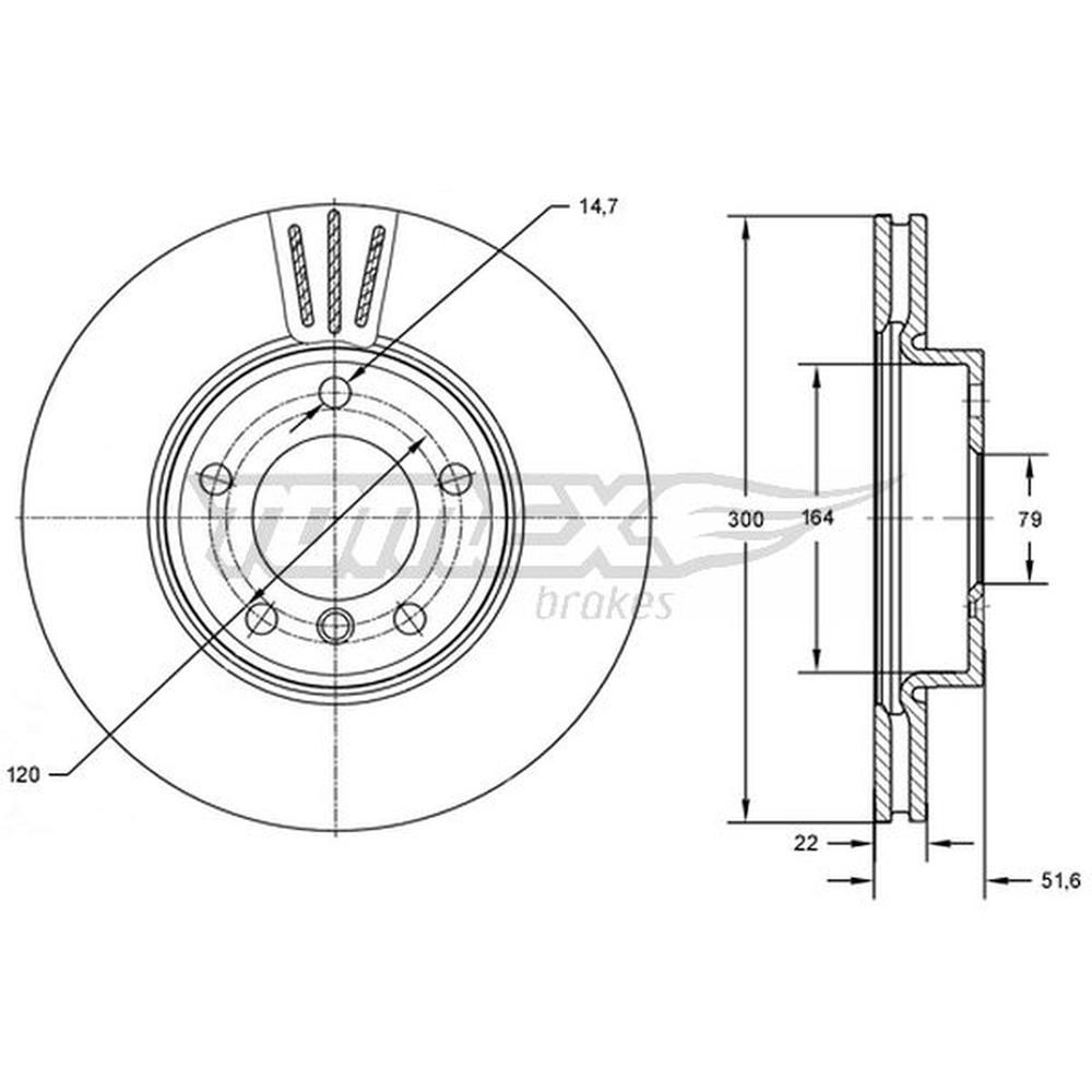 Pastiglie+dischi Freno (asse Anteriore) per BMW 3 E46 (1998-2007) - Miniatura 4