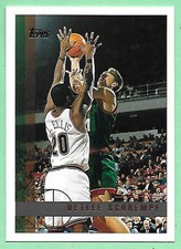 1997-98 Topps Detlef Schrempf #15 Supersonics👍