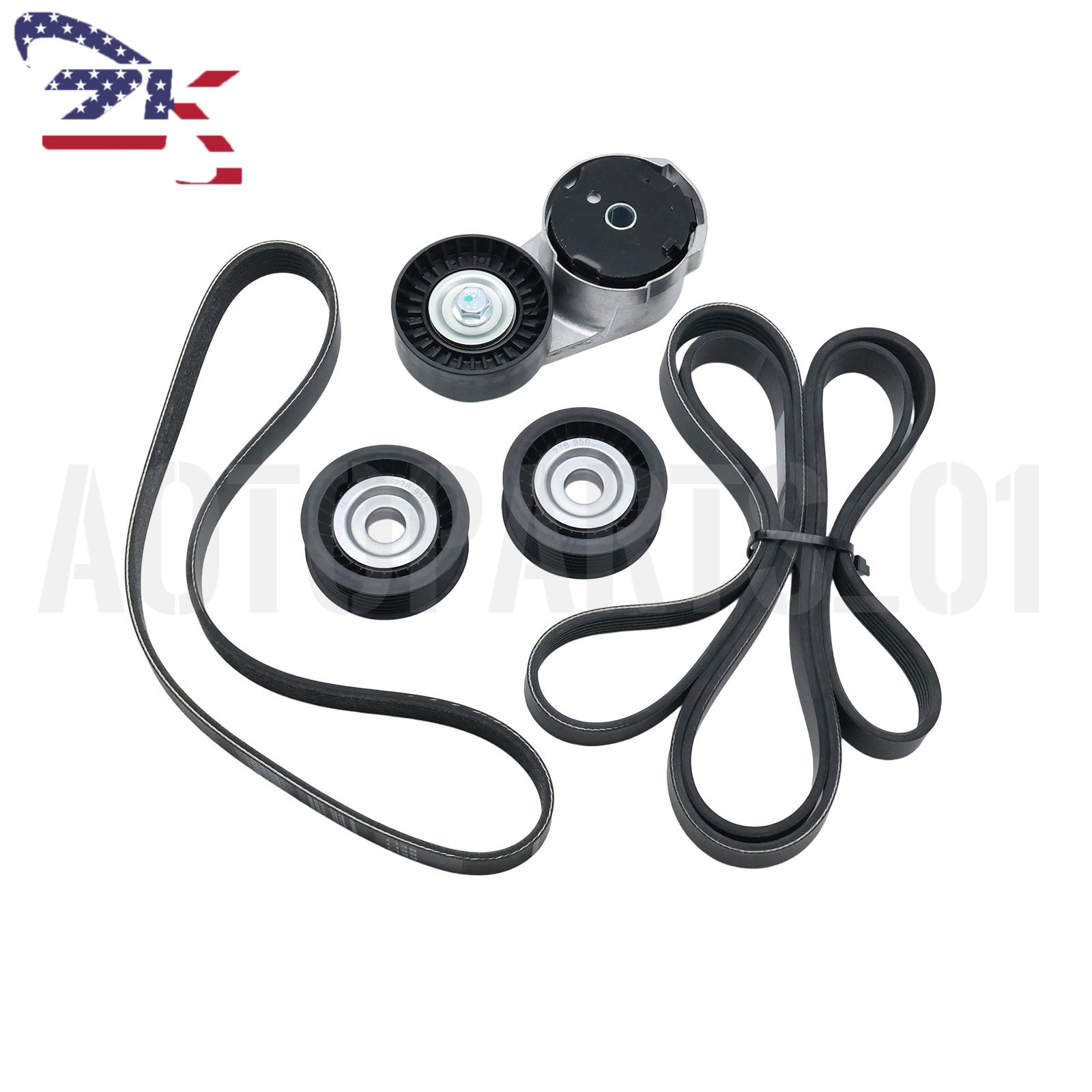 Maserati Ghibli Belt tensioner pulleys Set