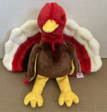 Vintage 1999 TY Gobbles Turkey Larger Size *used* with tag