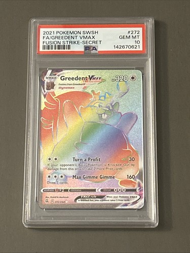 Greedent VMAX graded PSA 10 for sale on eBay
