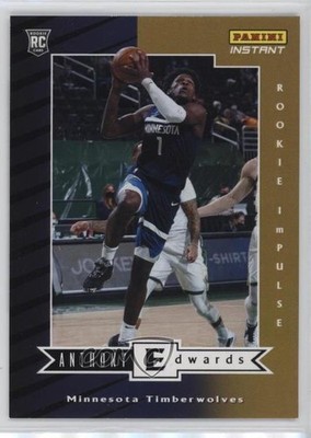 2020-21 Panini Instant Rookie Impulse /1740 Anthony Edwards #RI-1 2d9