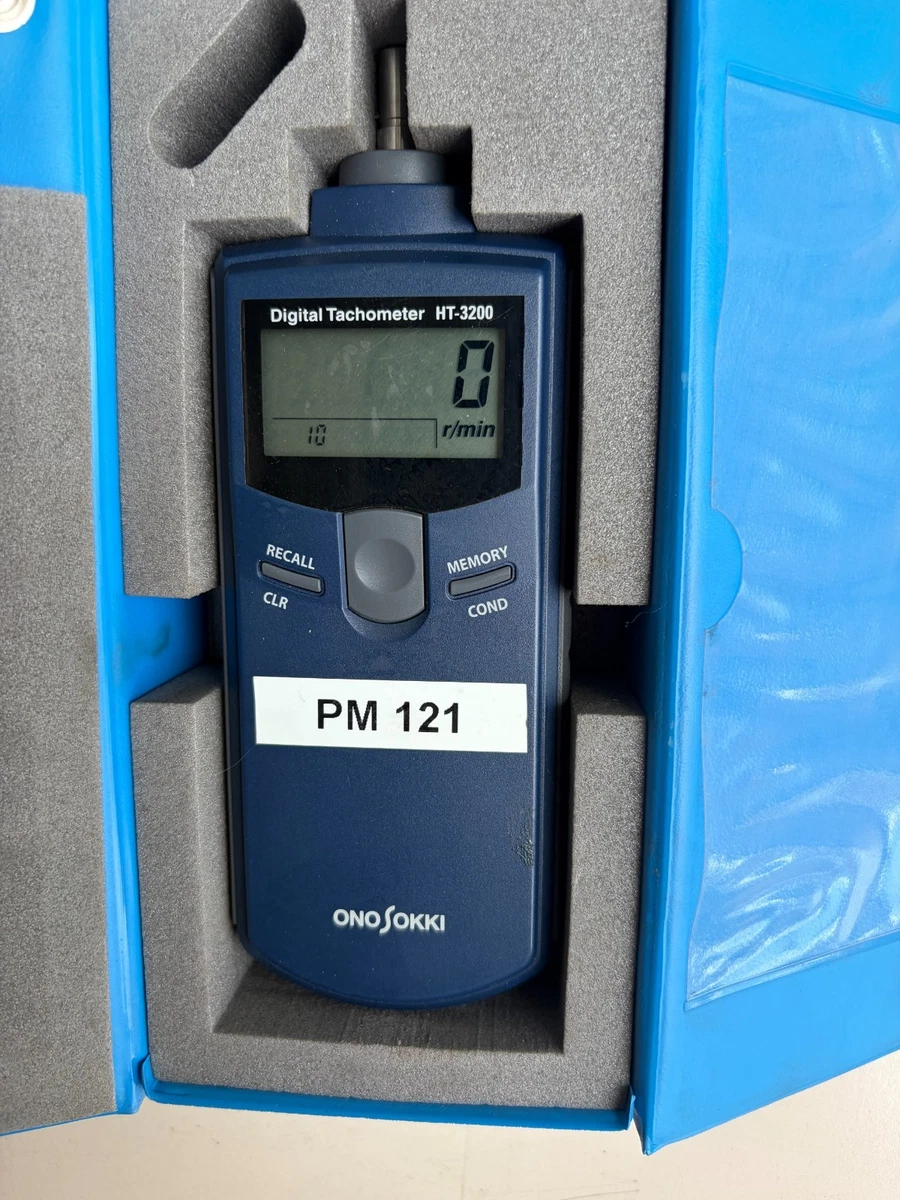ONO SOKKI HT-3200 Tacómetro de mano digital cuentarrevoluciones Made in Japan