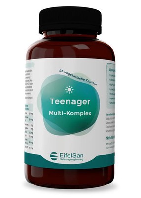 Teenager Multi-Komplex - 90 Kapseln 29 Vitalstoffe für Teenager, Kinder