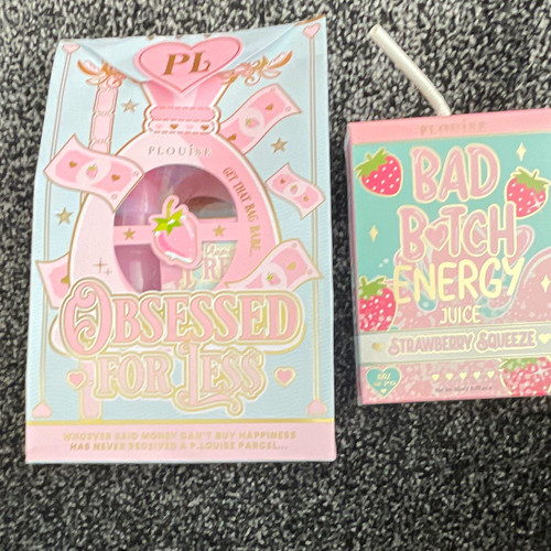 P.Louise 3pc Obsessed for Less- strawberry snowflake skincare set & bad B energy