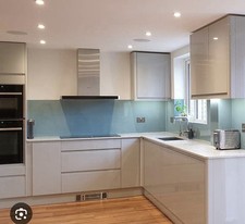 Alusplash Splashback Board Blue Bird / Silver sparkle Wickes Etc Offcut